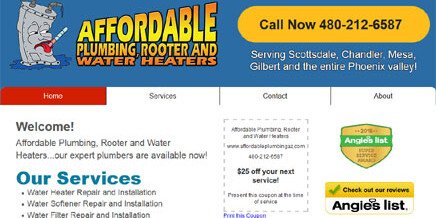 Affordable Plumbing, Rooter & Water Heaters